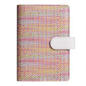 Custom Loose Leaf Binder Fabric Cover Planner Notebook Zipper Binder Macaron Color <strong>Journal</strong> Wholesale - Product Image 1