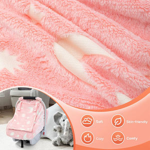 Housse de siège <span class=keywords><strong>auto</strong></span> bébé V261 personnalisée pour l'hiver, luminescente dans le noir, chaude, avec fenêtre transparente et fermeture éclair - Product Image 2