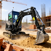 Nouvelle Mini-Excavatrice 2026 1T 2T 3.5T Prix de Gros Moteur Kubota EPA Micro-Pelle Compacte Pas Chère