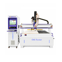 Jinan Mosencnc Router CNC de 2000x5000mm con 12 Herramientas ATC y Mesa de Succión al Vacío, Máquina de Tallado de Madera de Alta Resistencia para Puertas de Gabinetes