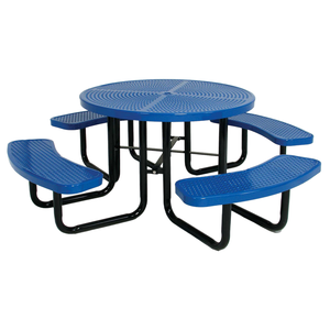 Bespoke Camping 100 cm 117 cm <b>Table</b> Set Coffee <b>Table</b> and Chair <b>Outdoor</b> Round Dining <b>Table</b> with 4 Chairs for Cafe - Product Image 1