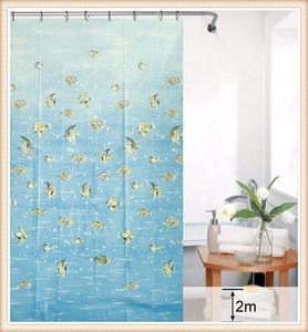 Cortina de ducha de PEVA, revestimiento transparente, hecho <span class=keywords><strong>a</strong></span> <span class=keywords><strong>medida</strong></span>, barato - Product Image 1
