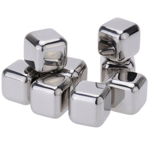 Cubito de hielo cuadrado de acero inoxidable reutilizable, piedra para <span class=keywords><strong>vino</strong></span>, whisky, bebidas refrescantes - Product Image 6