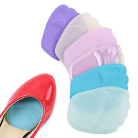YEBEI anti-dérapant Gel métatarsien pied coussinets auto-adhésifs PU avant-pied chaussure talons hauts semelles pour chaussures
