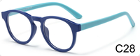 Gafas Ópticas de Alta Calidad para Niños, Montura de TPEE Única, Diseño Retro Personalizado, Monturas de Gafas Redondas