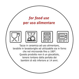 Tazza in ceramica bianca da 0,32 litri per uso quotidiano - Product Image 2