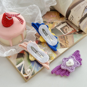 กิ๊บติดผมถัก3D ทำมือสำหรับเด็กผู้หญิงกิ๊บหนีบผมวัตถุตกแต่ง BB คลิปหน้าม้าด้านข้าง - Product Image 3