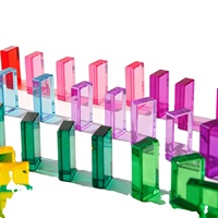 Jenga en acrylique personnalisable, 48/51/54 pièces, blocs de construction Jenga pour enfants, jouet éducatif, outils, mini Jenga, jeu promotionnel