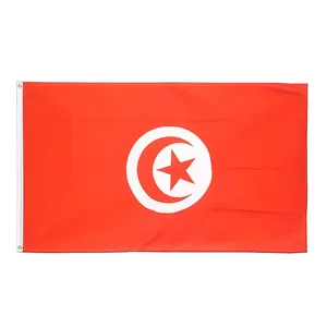 Huiyi Advertising flag And Election Items International Large Tunisia National Flags