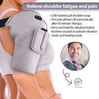 Coussin enveloppant chauffant Portable Hot Cold thérapie avec masseur pour le soulagement des douleurs aux épaules