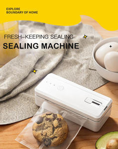 Mini sellador de calor deslizante 2 en 1, tapadora portátil, Ahorrador de alimentos, embalaje doméstico, mini vendedor de <span class=keywords><strong>bolsas</strong></span> - Product Image 5