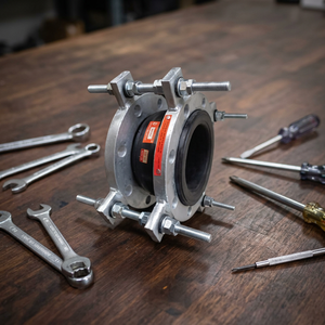 ข้อต่อยางแบบยืดหยุ่น Easyflex Floating Flange ขนาด 2-1/2 x 6 นิ้ว NEO PN20 ระบบเชื่อมต่อท่ออุตสาหกรรมแบบยืดหยุ่น - Product Image 1