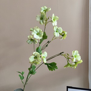 <span class=keywords><strong>Hibiscus</strong></span> en Soie Artificiel Réaliste Fait Main, Papillon Ranunculus, 85 cm, Décoration Longue Durée pour Remise de Diplôme, Noël, Nouvel An - Product Image 2