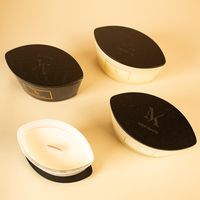 Mescente Home Geur Groothandel Luxe Verpakking Custom Zwart Aroma Geparfumeerde Kaarspotjes
