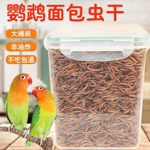 Gusanos de harina para loros, snacks de alta proteína para aves, 550ml, 1200ml, 4000ml, para gorriones, cacatúas y loritas. - Product Image 2