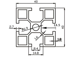 Nieuw Binnen Op Maat Gemaakte Houtnerf Aluminium Profiel 6063 T5 Geëxtrudeerde Industriële Aluminium Profielen - Product Image 4