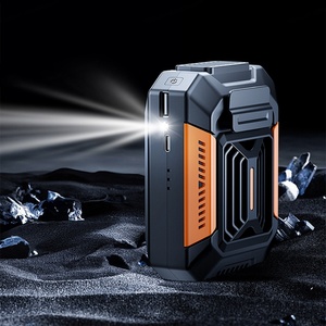 Outdoor Portable <b>Wearable</b> Hanging Waist Fan 5000mAh USB Rechargeable Three-Speed Power Banks with LED Light - Product Image 6