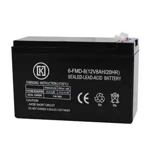 8ah Eco Friendly Rechargeable 12volt Battery Deep Cycle Ups Battery 12v 7ah 8ah 9ah12ah Sealed Lead Acid Battery For Lighting