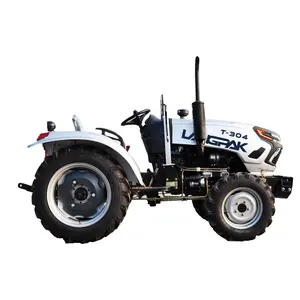 Chinawolong marque compacte jardin verger vignoble serre 30HP 35HP 40HP 45HP 4WD tracteur agricole avec chargeur frontal