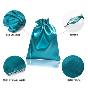 Bolsa Guardapolvo Personalizada de Satén con Cordón para Pelucas, Sombreros, Zapatos, Bolsos, Embalaje de Satén Reciclable para Promoción - Product Image 5