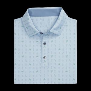 2025 logotipo personalizado algodón Jersey Casual hombres Polos en blanco serigrafiado transpirable manga corta Polo de Golf para hombres - Product Image 5