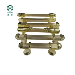 Modern Cabinet Handles <strong>Gold</strong> Color Plastic Leg Aluminum Door Handles - Product Image 1