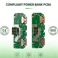 Module de circuit imprimé pour batterie externe avec affichage numérique LED, certifié CE RoHS, multi-USB et chargement rapide Type-C
