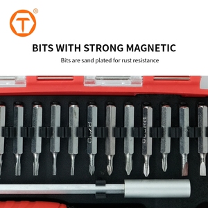 21Pcs Multifunction Repair Tool Kit Phillips Slotted <strong>Hex</strong> Pozi <strong>Torx</strong> T8 Head Screws Precision Screwdriver Bit <strong>Set</strong> with Case - Product Image 4