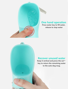 Wholesale <b>Hot</b> for Walking Portable Plastic Travel Recycling Dispenser Pet <b>Dog</b> <b>Water</b> <b>Bottle</b> - Product Image 4