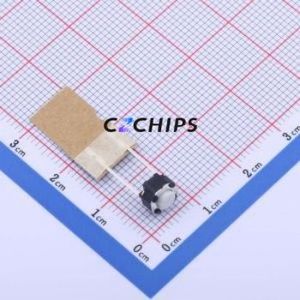 GT-TC141A-H043-L1 Tactile Switch Through hole Component THT,6x6mm Switch Single Pole Single Throw Round Button 1.6N Through Hole - Product Image 1