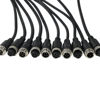 Câble Connecteur Aviation GX12, Mâle vers Femelle, 2 3 4 5 Broches, Faisceau de Câbles Étanche, pour Capteur CCTV