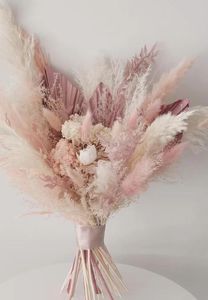 HFlora vendedor caliente <span class=keywords><strong>Limonium</strong></span> bohemio floral Rosa arreglo de flores ramo de flores ramos de novia - Product Image 3