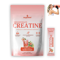 Poudre de créatine AegleWell, cocktail Paloma sans alcool au goût naturel, pour la force musculaire maigre et le soutien des performances athlétiques
