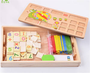 Ensemble de Jeu <span class=keywords><strong>Mathématique</strong></span> en Bois pour Enfants, Jouet Éducatif Intéressant pour Bébé, Nouveau Jouet en Vente en Gros de la Marque FQ - Product Image 2