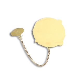 ที่คั่นหนังสือโลหะเคลือบสีเขียวรูปทรงกลมลายการ์ตูนสร้างสรรค์พร้อมสายโซ่ - Product Image 3