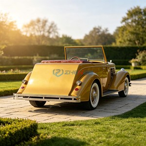 Voiture de tourisme électrique rétro jaune de luxe de haute qualité, taille personnalisable, en matériaux composites pour - Product Image 6