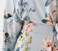 Pyjama d'été en soie pour femme, robe kimono à épaules tombantes, en satin respirant, avec ceinture à nouer, style vacances, ODM
