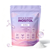 Poudre de Myo & D-Chiro Inositol 40:1 Marque Blanche pour l'Équilibre Hormonal Féminin, la Santé Ovarienne, Supplément de Vitamine D3 et de Zinc