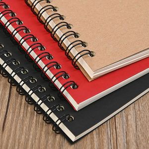 Design Wholesale Solid Color Coil Notebook <b>A5</b> Homework Exercise Notebook Business <b>Notepad</b> - Product Image 5