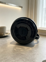 Thermos à eau chaude de 2 litres, noir et or, finition luxueuse avec doublure en verre rose