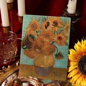 3 Hojas/paquete de Pegatinas de la Serie Exposición de Obras Maestras del Mundo, Arte Clásico, Decoración de Paisajes, Pegatinas para Cuadernos, Pegatinas de Rompecabezas - Product Image 1