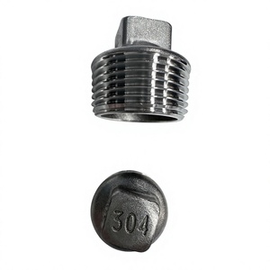 Tapón de rosca macho hueco de cabeza cuadrada de acero inoxidable 304 BSP para tuberías de agua y petróleo en yates marinos - Product Image 5