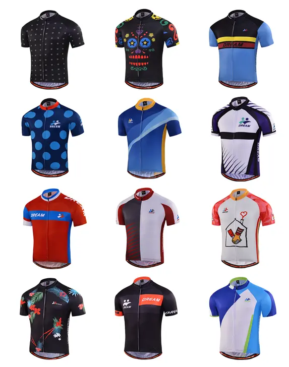 OEM Cycling Jersey Set Summer Short Sleeve Breathable Men's Bike Cycling Clothing Maillot Ropa Ciclismo Uniform Suit
