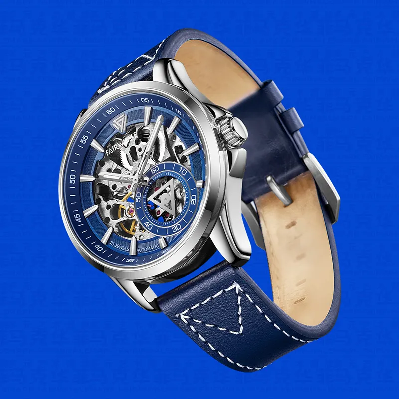 2023 Top Brand Luxus Design Neue leuchtende Sport Edelstahl wasserdichte Herren automatische mechanische Uhren