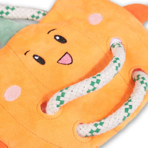 Üretici toptan doldurma ücretsiz kabak köpek oyuncağı etkileşim römorkör oyuncak peluş oyuncak köpek için - Product Image 4