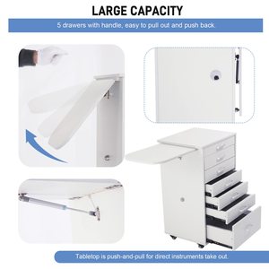 <span class=keywords><strong>Mobi</strong></span> per Assistente Medico Dentale Carrello Metallico Professionale per Stoccaggio Strumenti in Ospedali e Scuole - Product Image 6