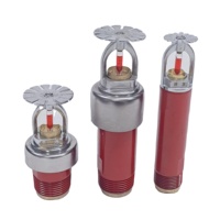 Tête d'incendie à pompe à eau sèche en laiton 68 avec bulbe en verre, corps allongé, anti-corrosion, pour système extérieur de stockage frigorifique