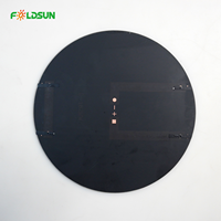 Panneau solaire circulaire PET 6V 3.5W pour pompe à eau solaire, fontaine, décoration aquatique
