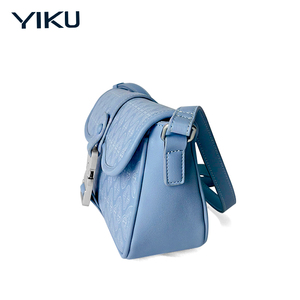 Bolso Mensajero Personalizado de Fábrica YIKU, Bolso de Hombro de Cuero PU de Alta Calidad, Bolso Casual Personalizado para Hombre de Negocios - Product Image 3
