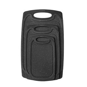 Ensemble de planches à découper en plastique à motif marbré, 3 pièces, antidérapantes, épaisses, rectangulaires, pour la cuisine domestique - Product Image 5
